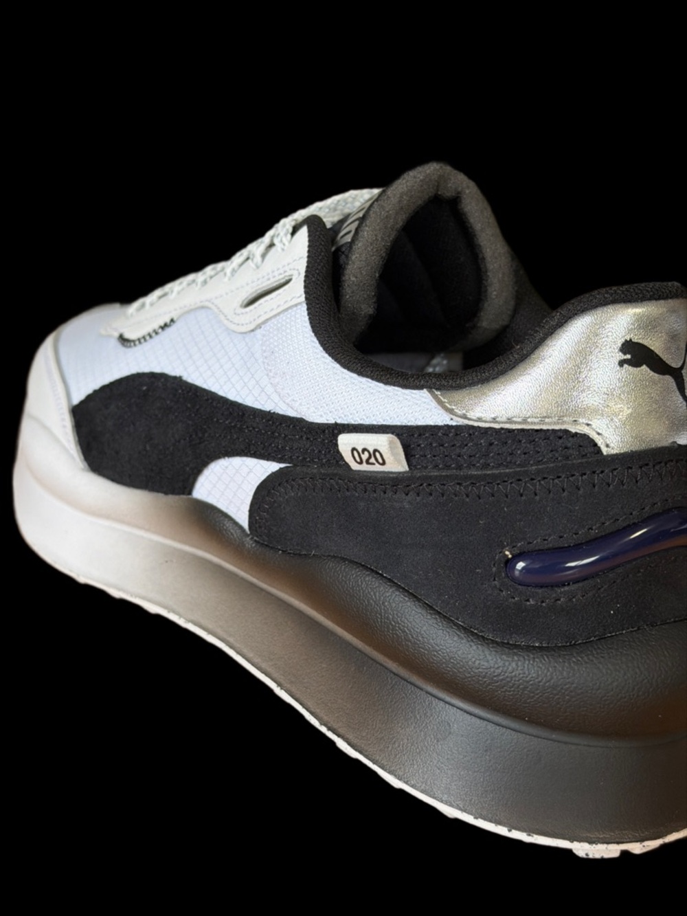 Puma STYLE RIDER ZINC Men’s size 11 White/Black/Puma Silver *NWB* - Picture 8 of 15